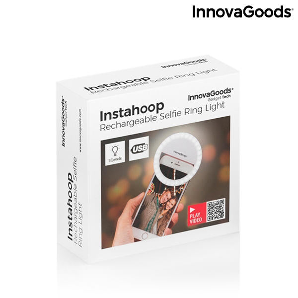 Okrogla lučka za samoportrete z možnostjo polnjenja Instahoop InnovaGoods