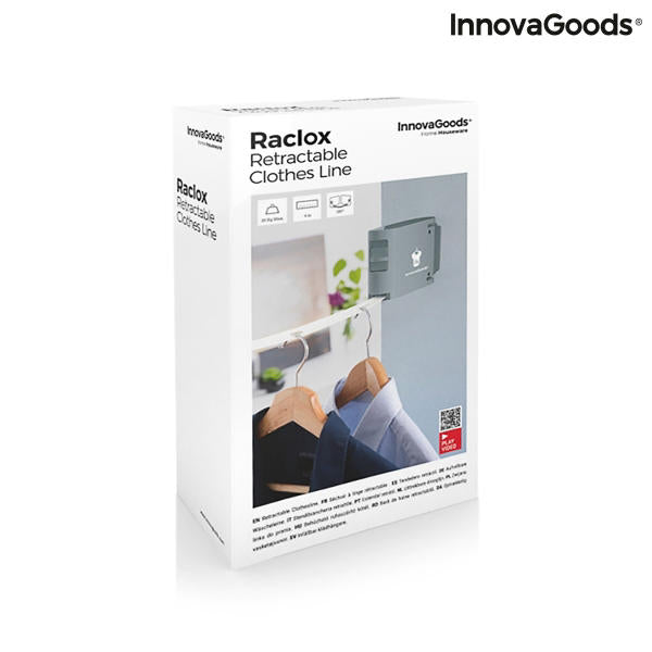 Izvlečna vrvica za perilo Raclox InnovaGoods