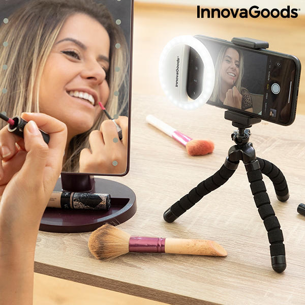 Okrogla lučka za samoportrete z možnostjo polnjenja Instahoop InnovaGoods